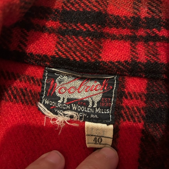 Woolrich Buffalo plaid wool barn jacket - Picture 12 of 12